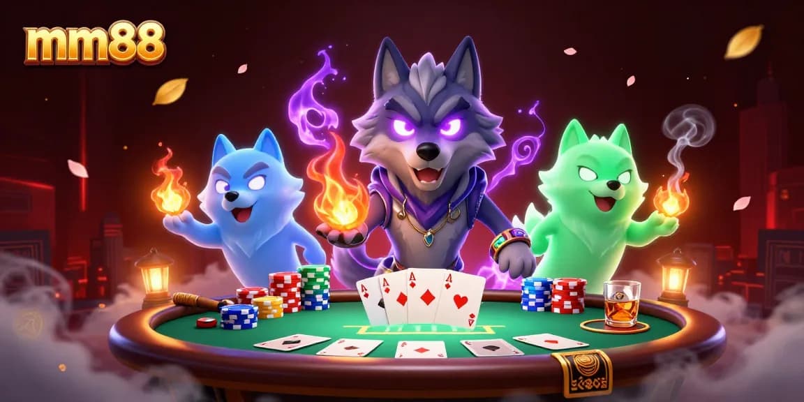 Experience exhilarating gameplay at mm88 with a thrilling poker scene featuring vibrant characters.