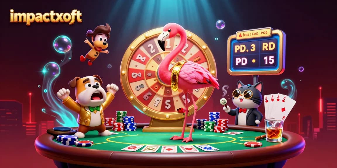 Spin to win big with impactxoft in this thrilling casino scene packed with games!