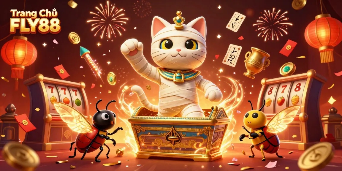 Playing the latest games at Trang Chủ FLY88 with a vibrant casino atmosphere and exciting promotions.