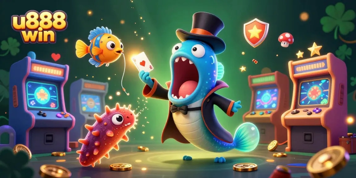 Experience the excitement of u888 win with a magical underwater casino adventure featuring vibrant characters and dynamic elements.