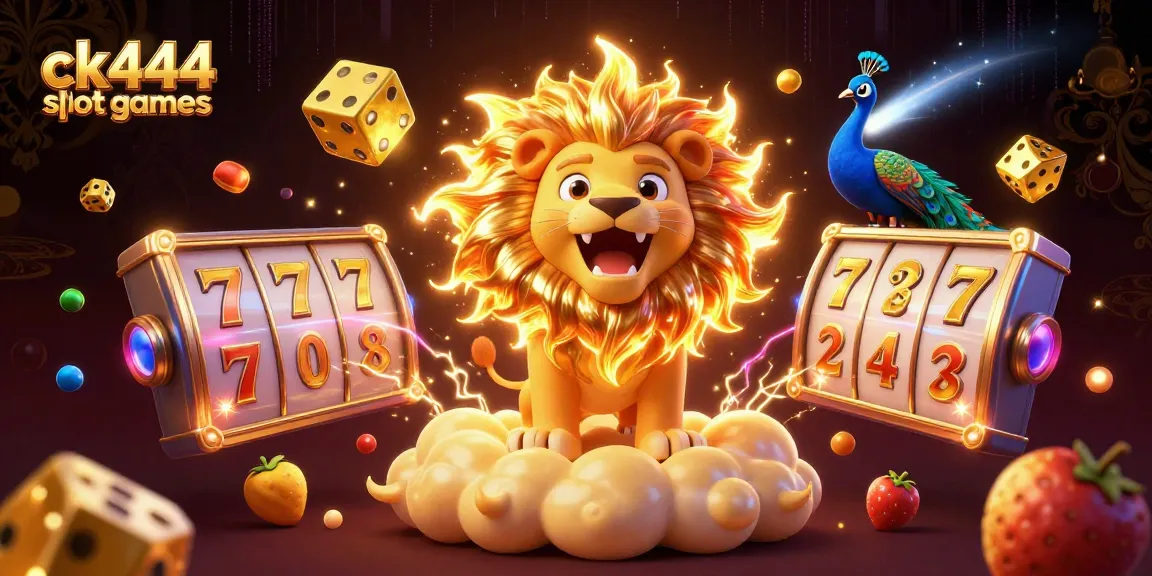 Experience thrilling ck444 slot games with vibrant characters and dynamic elements in an exciting casino scene.