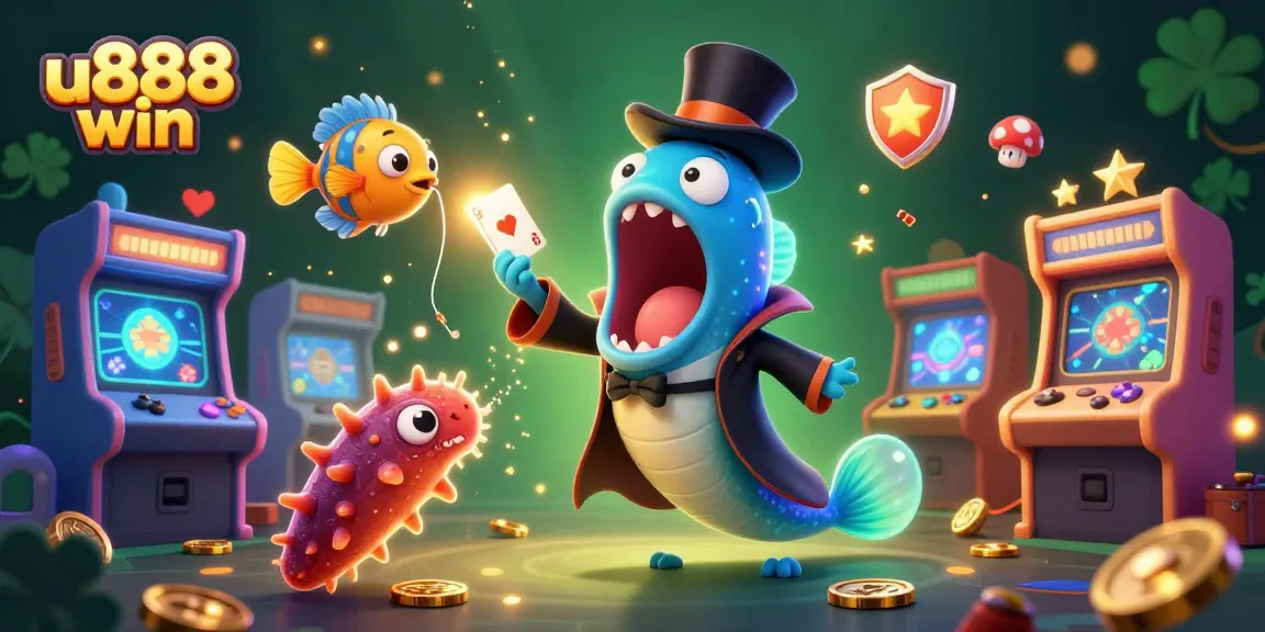 Experience the excitement of u888 win with a magical underwater casino adventure featuring vibrant characters and dynamic elements.